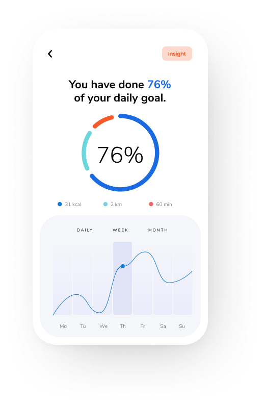 Home tech startup progress tracker feature mobile img